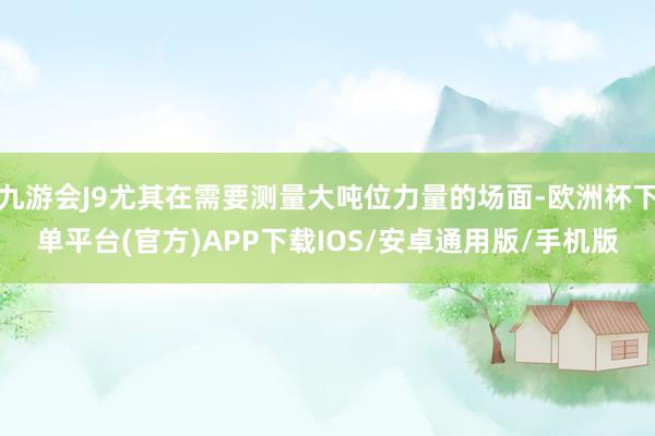 九游会J9尤其在需要测量大吨位力量的场面-欧洲杯下单平台(官方)APP下载IOS/安卓通用版/手机版