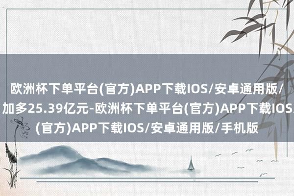 欧洲杯下单平台(官方)APP下载IOS/安卓通用版/手机版较前一交游日加多25.39亿元-欧洲杯下单平台(官方)APP下载IOS/安卓通用版/手机版